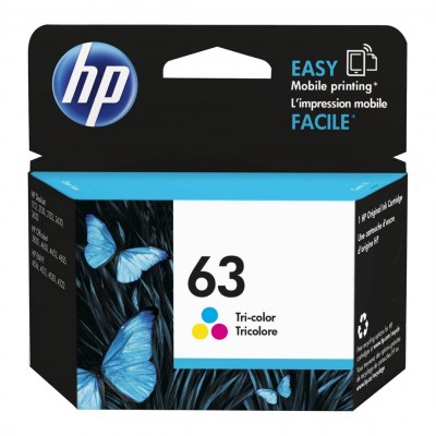 HP 63 (F6U61AN) - Trois - Couleurs 